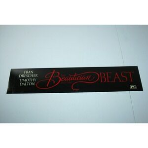 Beautician and the Beast Movie Theater Mylar Marquee Light Box Sign 5x25